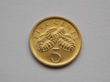 5 CENTS 1989 SINGAPORE - AUNC, Asia