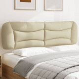 Perna pentru tablie de pat, crem, 180 cm, material textil GartenMobel Dekor, vidaXL