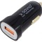 Incarcator USB Auto 12-24V Negru