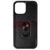 Husa iPhone 13 Pro Max, Shockproof, Ring Stand, TPU+PC, Neagra