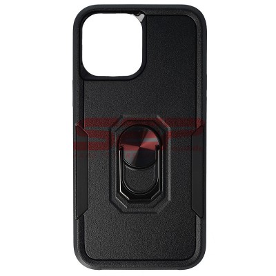 Toc TPU+PC Shockproof Ring Case Apple iPhone 13 Pro Max Black foto