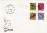 FILATELIE TEMATICA - PLIC ELVETIA TEMATICA FAUNA CAPRIOARA