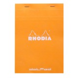 Cumpara ieftin Bloc notes A5 80 file capsat liniatura punctata Rhodia Coperta portocalie