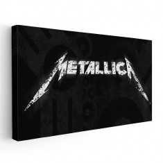 Tablou afis Metallica trupa rock 2360 Tablou canvas pe panza CU RAMA 40x80 cm
