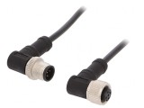 Cablu senzori/automatizări M12 5 pini 1m mufa-mufa