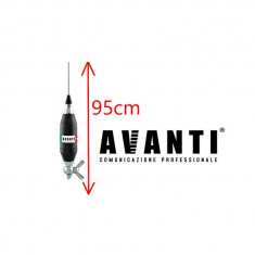 Antena Radio CB Prindere Tip Fluture Avanti Volo 95cm