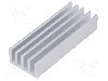 Radiator extrudat, aluminiu, 50mm x 19mm, naturala, FISCHER ELEKTRONIK - SK 632 50 AL