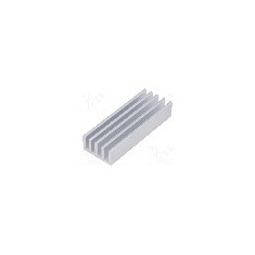 Radiator extrudat, aluminiu, 50mm x 19mm, naturala, FISCHER ELEKTRONIK - SK 632 50 AL