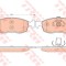 Set placute frana,frana disc DACIA LOGAN MCV (KS) (2007 - 2016) TRW GDB1749