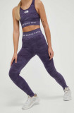 Cumpara ieftin The North Face leggins sport Mountain Athletics femei, culoarea violet, modelator