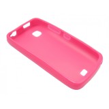Husa silicon roz inchis pentru Nokia C5-03