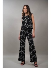 PANTALON IN STIL FORMAL CAPRI S Negru