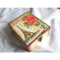 cutie lemn decorata 22277