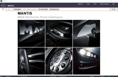 Program identificare piese Tir camion Man Mantis versiune 06 2025 foto