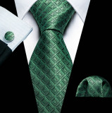 Set cravata + batista + butoni - matase - model 598