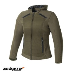 Geaca (jacheta) femei pentru scuter - motocicleta Urban/Touring Seventy vara/iarna model SD-JC75 culoare: verde military Verde military XL