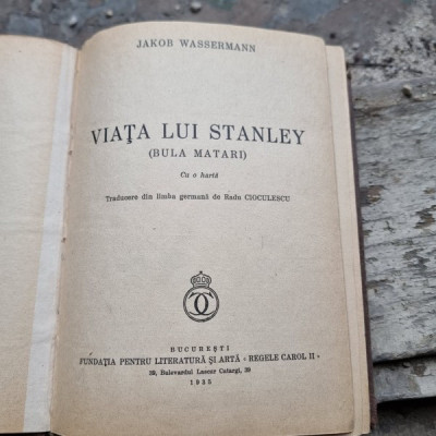 Viata lui Stanley - Iacob Wassermann foto