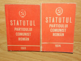 STATUTUL PARTIDULUI COMUNIST ROMAN 1969,1974