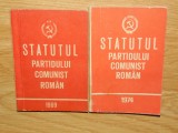 STATUTUL PARTIDULUI COMUNIST ROMAN 1969,1974