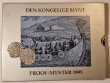 Set monede Norvegia, Norway, 1995, proof, excelent, rar la vanzare, Europa
