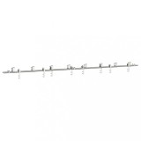 Cumpara ieftin Set piese pentru usa glisanta, argintiu, 400 cm otel inoxidabil