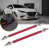 Cumpara ieftin Set 2 Tije din Aluminiu reglabile pentru Consolidare Spoiler, lungime 20cm, culoare Rosu, AVEX