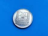 20 Francs 1938 Franta -Argint 20 gr., Europa