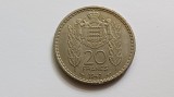 Monaco- 20 francs/franci 1947