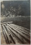 Cu plutele pe Bistrita// Foto Tr. Zaharie 1926