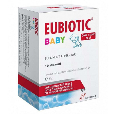 Eubiotic Baby 10 stickuri Labormed foto