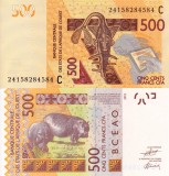 STATELE VEST AFRICANE (BURKINA FASO) 500 francs 2012 UNC!!!