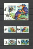 ANGOLA 2018 FAUNA PASARI KINGFISHER, Nestampilat