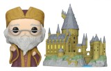 Figurina - Harry Potter - Albus Dumbledore With Hogwarts | Funko