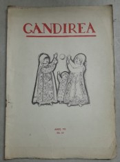 Revista Gandirea nr.10/1927 foto