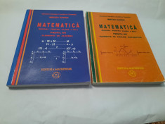 MIRCEA GANGA - MATEMATICA , MANUAL PENTRU CLASA A XII-A / M1 ( 2 VOL. ) -2007 foto