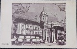 Carte Postala, Arad, Biserica Minoritilor, desen perioada interbelica