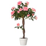 Outsunny Copac artificial, Plantă artificială &icirc;n ghiveci de ciment, plantă artificială | Aosom Romania