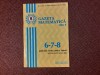 Gazeta Matematica nr. 6-7-8/2015 - Culegere Probleme Matematica, Stiinta