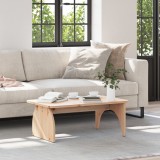 VidaXL Masă de cafea natural 80 x 50 x 31 cm Lemn masiv de pin