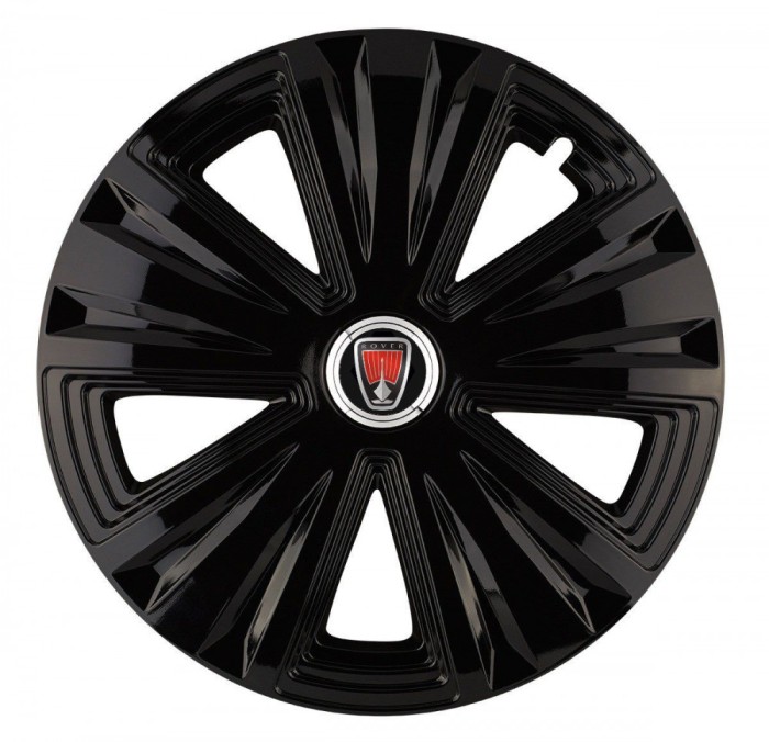 Set 4 capace roti pentru Rover, model Glory Black