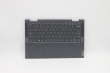 Carcasa superioara cu tastatura palmrest Laptop, Lenovo, IdeaPad Yoga 7-14ACN6 Laptop Type 82N7, 5CB1D12414, AM27V000200, EL27V000100, 18219197, ilumi