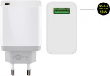 Incarcator retea Goobay, 1x USB-A QC3.0, 18W, alb