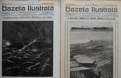 Gazeta ilustrata, 7 numere din 1913, 1 nr. din 1914 si unul din 1915, Cadrilater foto