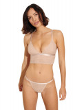 Sutien bralette din dantela Luna Nude M, Underprotection