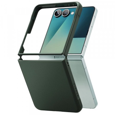 Husa pentru Samsung Galaxy Z Flip7 F766, Ringke, Onyx, Verde Inchis foto