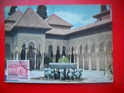 HOPCT MAXIMA NR 1455 ALHAMBRA -GRANADA 1964 -SPANIA foto