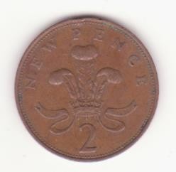 Marea Britanie 2 new pence 1971