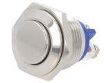 Intrerupator Antivandalism BULGIN MP0042/3 IP65 2A 48VDC Otel Inoxidabil SPST OFF-(ON)