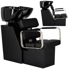 Scafa coafor Finn pentru salonul de coafură și frizerie bol mobil ceramic armătură baterie cască