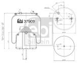 FEBI BILSTEIN 37909 Burduf, suspensie pneumatica